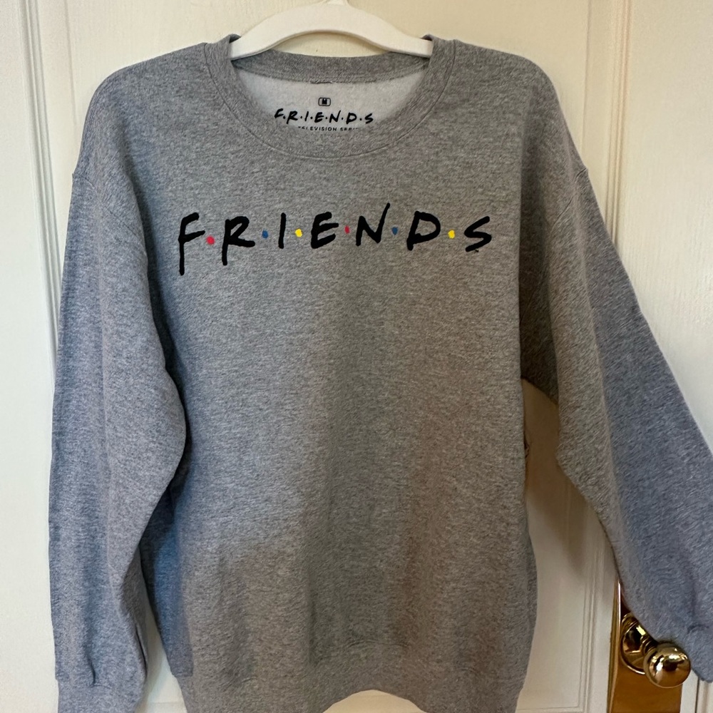 NBC Friends Gray Crewneck Sweater